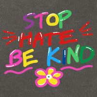 Stop Hate Be Kind Cotton Canvas Backpack