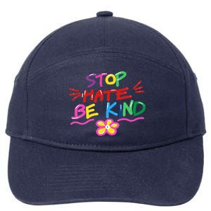 Stop Hate Be Kind 7-Panel Snapback Hat