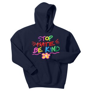 Stop Hate Be Kind Kids Hoodie