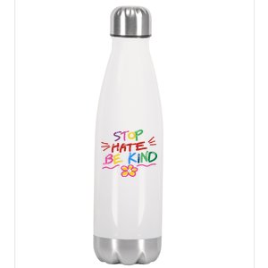 Stop Hate Be Kind Stainless Steel Insulated Water Bottle