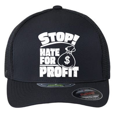 Stop Hate for Profit Money Bag Flexfit Unipanel Trucker Cap