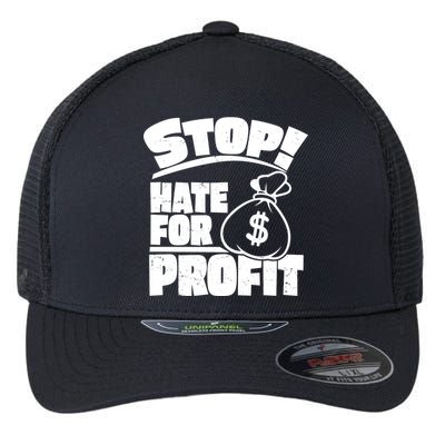 Stop Hate for Profit Money Bag Flexfit Unipanel Trucker Cap