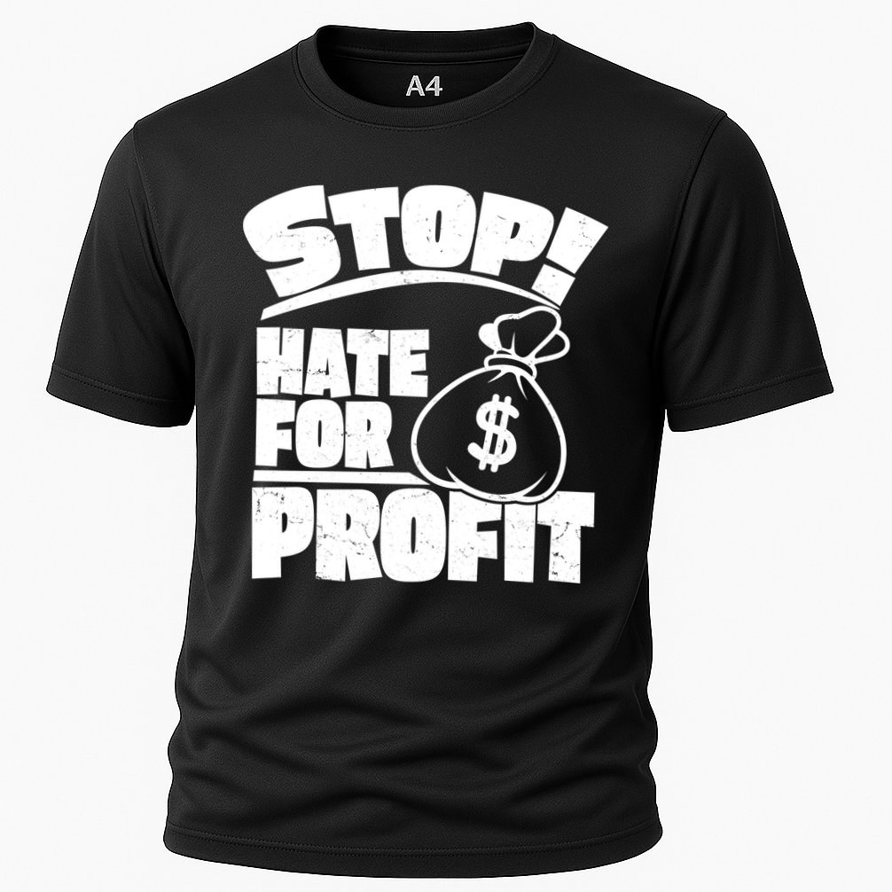 Stop Hate for Profit Money Bag Cooling Performance Crew T-Shirt