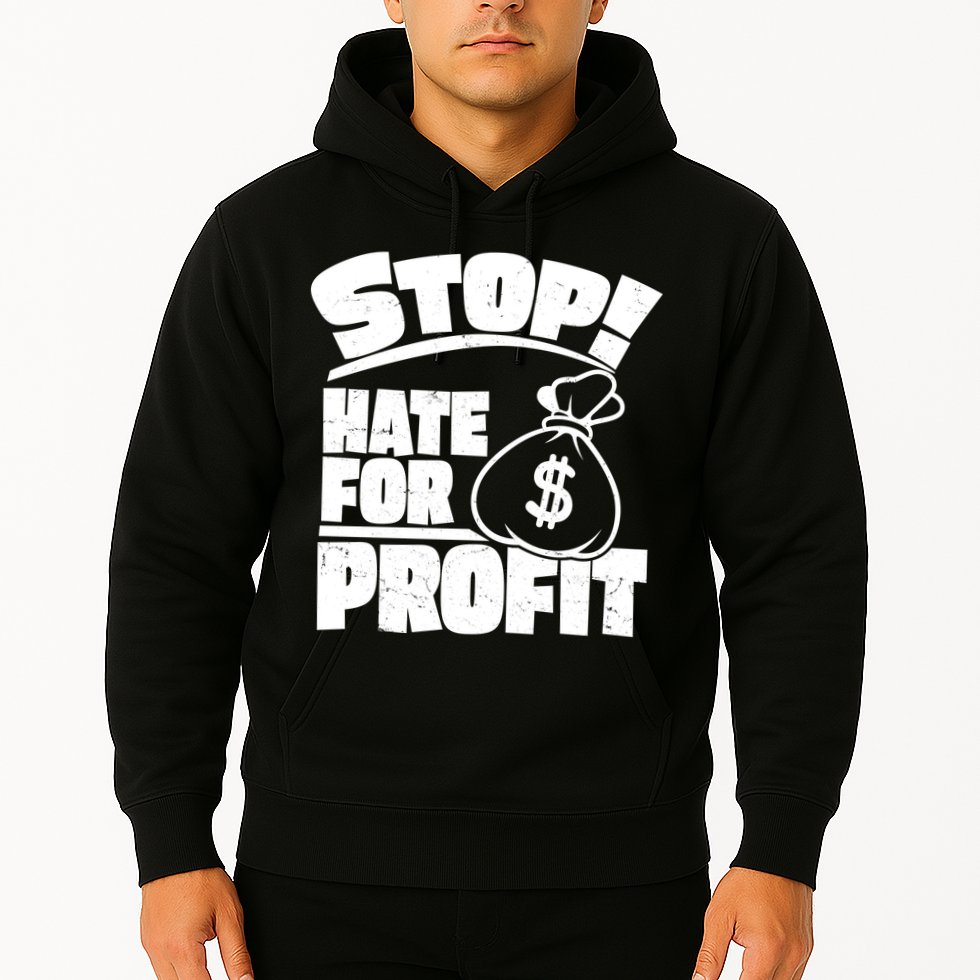Stop Hate for Profit Money Bag Hoodie