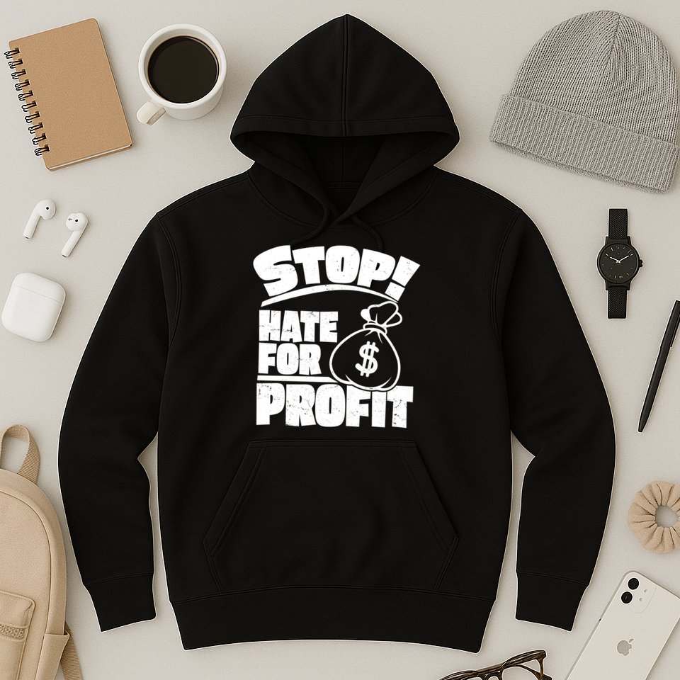 Stop Hate for Profit Money Bag Hoodie