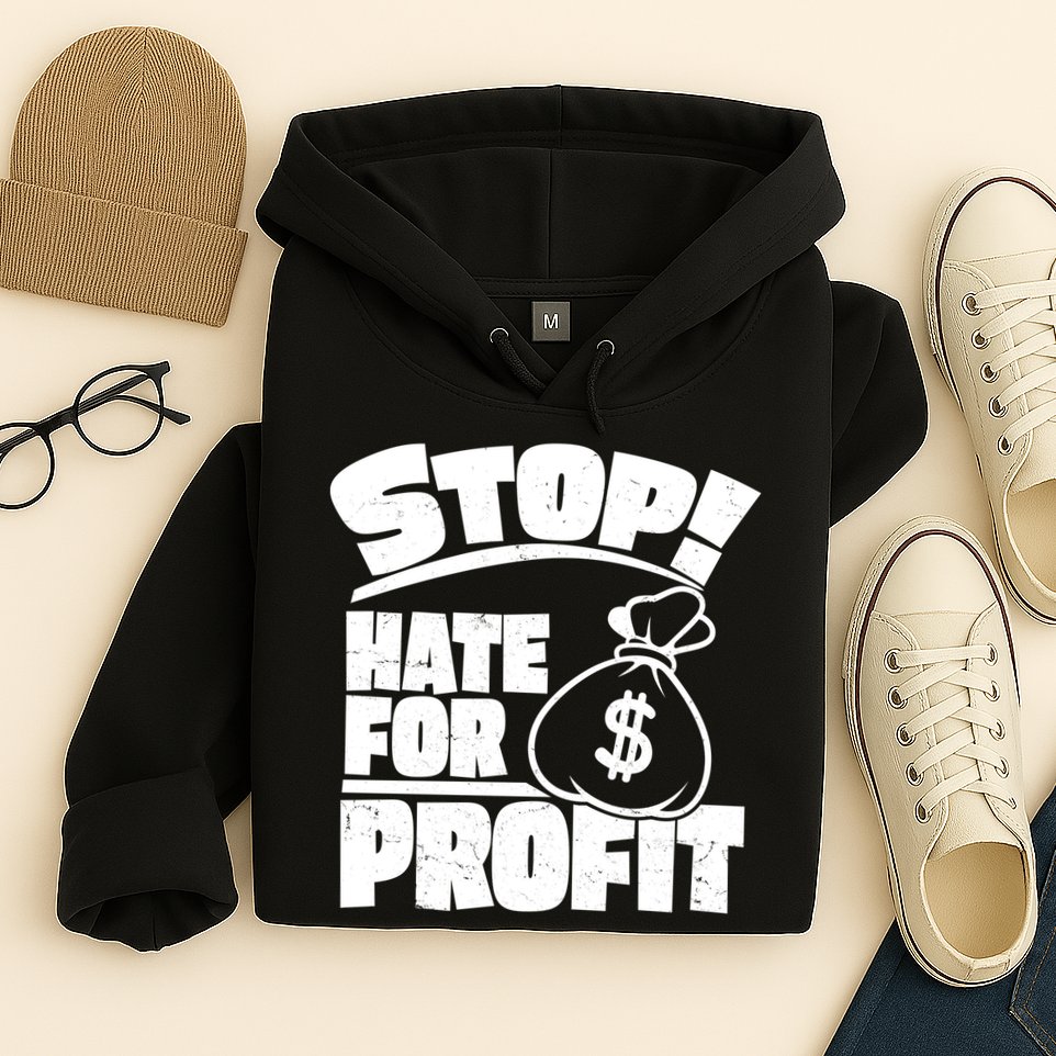 Stop Hate for Profit Money Bag Hoodie