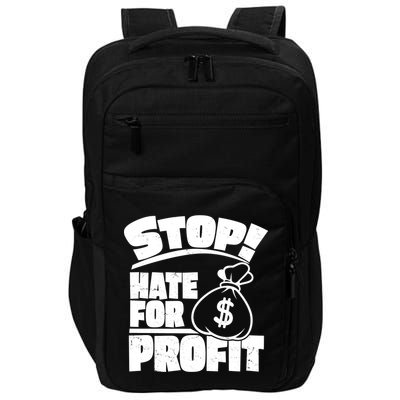 Stop Hate for Profit Money Bag Impact Tech Backpack