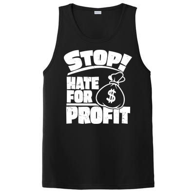 Stop Hate for Profit Money Bag PosiCharge Competitor Tank