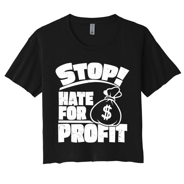 Stop Hate for Profit Money Bag Crop Top