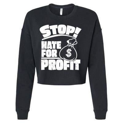 Stop Hate for Profit Money Bag Cropped Pullover Crew