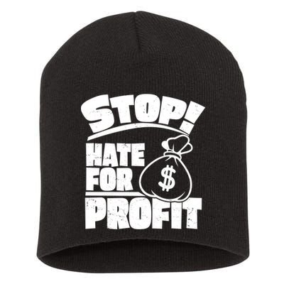 Stop Hate for Profit Money Bag Short Acrylic Beanie