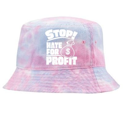 Stop Hate for Profit Money Bag Tie-Dyed Bucket Hat