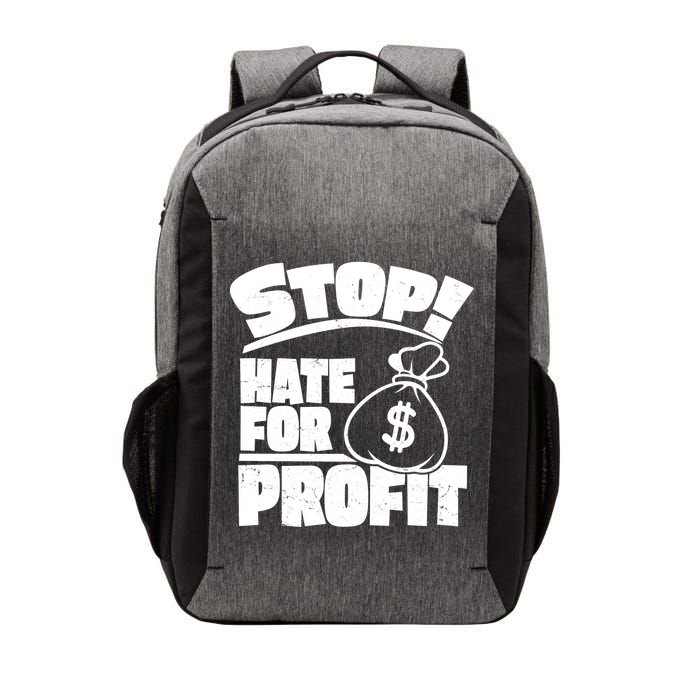 Stop Hate for Profit Money Bag Vector Backpack