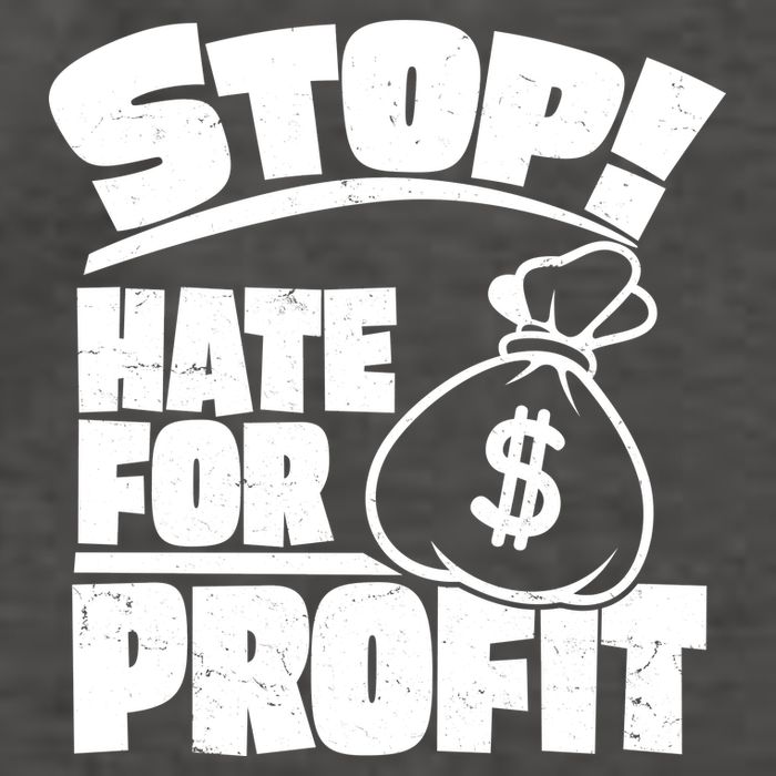 Stop Hate for Profit Money Bag Vector Backpack