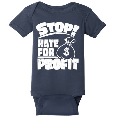 Stop Hate for Profit Money Bag Baby Bodysuit