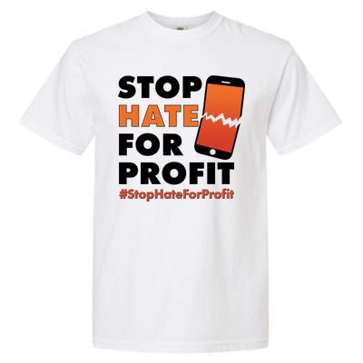 Stop Hate for Profit #StopHateForProfit Cracked Cell Phone Garment-Dyed Heavyweight T-Shirt