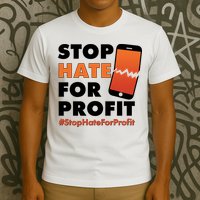 Stop Hate for Profit #StopHateForProfit Cracked Cell Phone T-Shirt