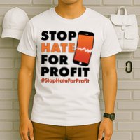 Stop Hate for Profit #StopHateForProfit Cracked Cell Phone T-Shirt