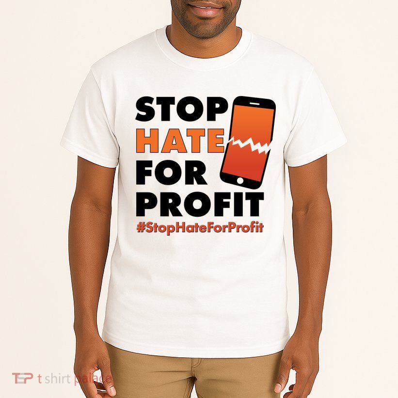 Stop Hate for Profit #StopHateForProfit Cracked Cell Phone Tall T-Shirt