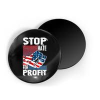 Stop Hate for Profit USA Flag Fist Magnet