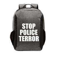 Stop Police Terror Vector Backpack