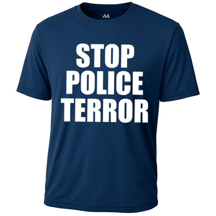 Stop Police Terror Cooling Performance Crew T-Shirt