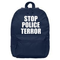 Stop Police Terror 16 in Basic Backpack
