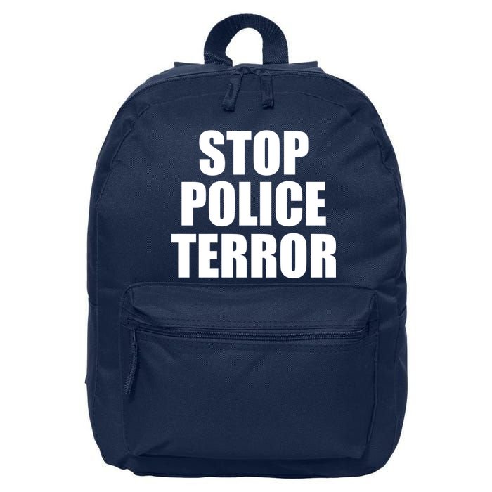 Stop Police Terror 16 in Basic Backpack