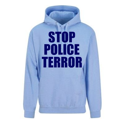 Stop Police Terror Unisex Surf Hoodie