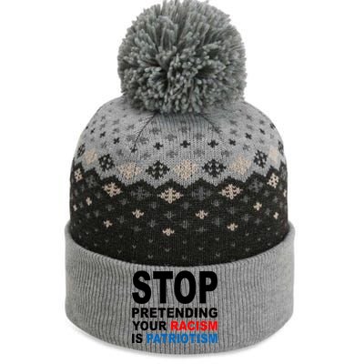 Stop Pretending Your Racism Is Patriotism The Baniff Cuffed Pom Beanie