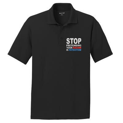 Stop Pretending Your Racism Is Patriotism PosiCharge RacerMesh Polo