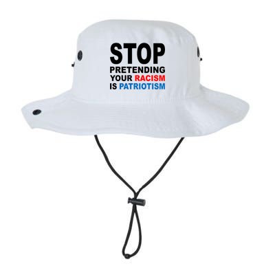 Stop Pretending Your Racism Is Patriotism Legacy Cool Fit Booney Bucket Hat