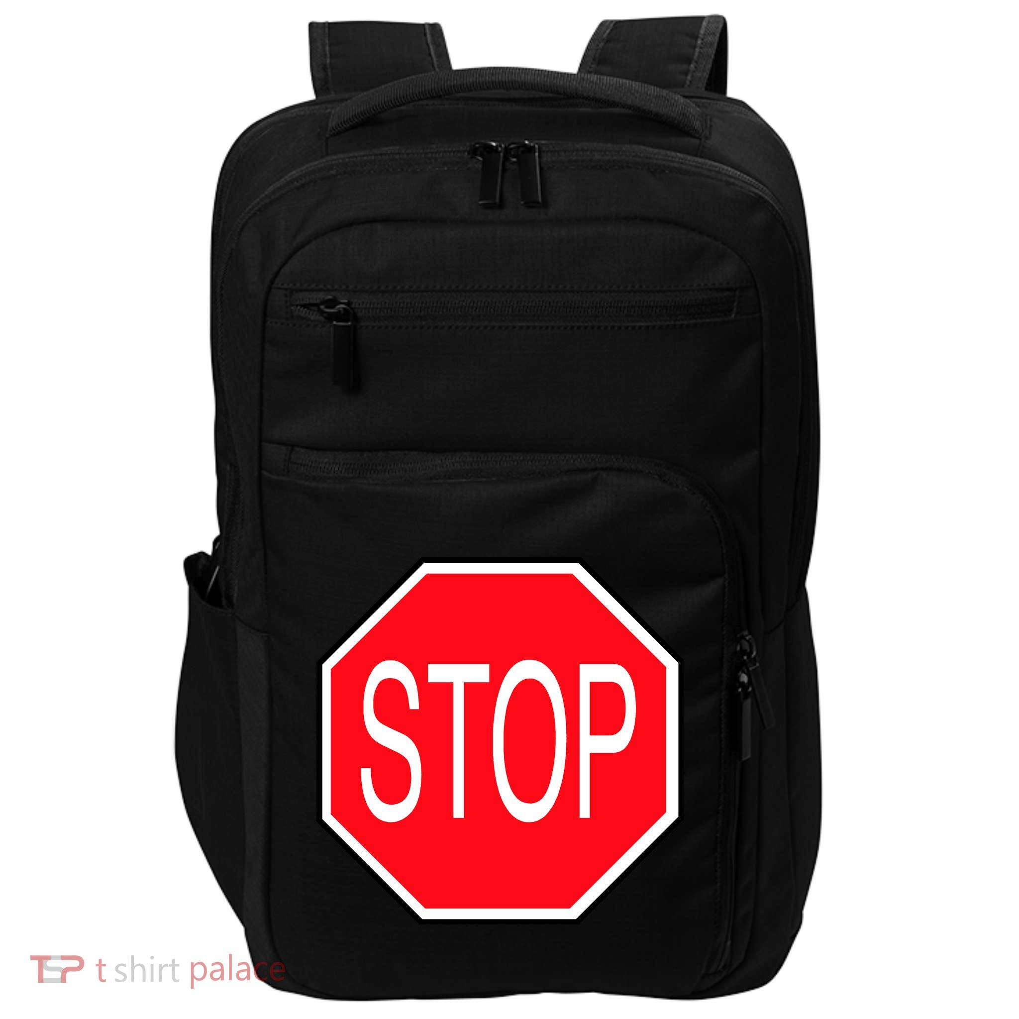 Stop Sign Impact Tech Backpack