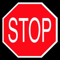 Stop Sign Bag