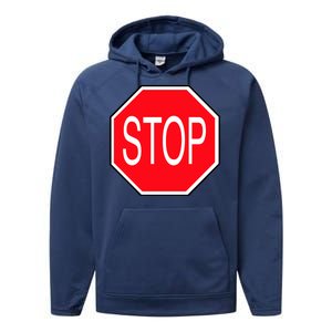 Stop Sign Performance Fleece Hoodie