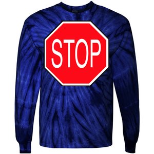 Stop Sign Tie-Dye Long Sleeve Shirt