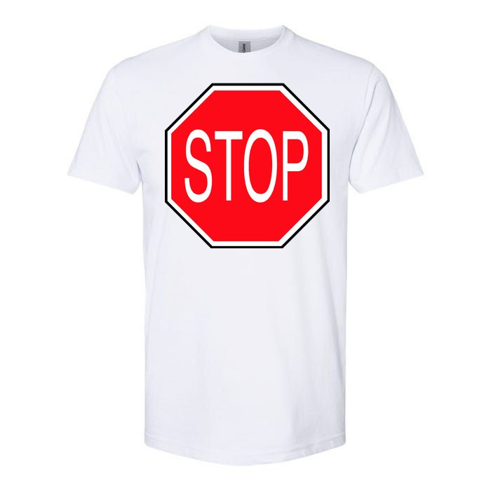 Stop Sign Softstyle CVC T-Shirt