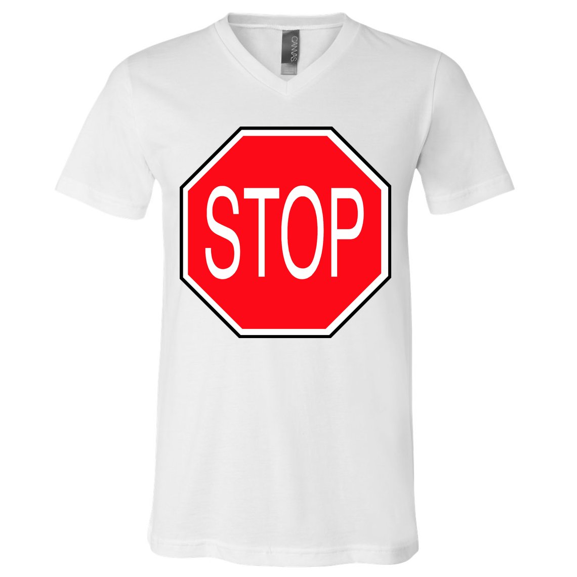 Stop Sign V-Neck T-Shirt