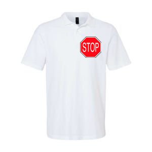 Stop Sign Softstyle Adult Sport Polo