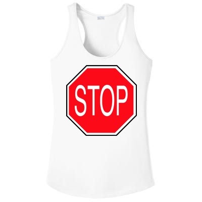 Stop Sign Ladies PosiCharge Competitor Racerback Tank