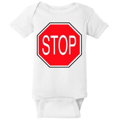 Stop Sign Baby Bodysuit