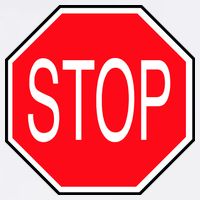 Stop Sign Baby Bodysuit