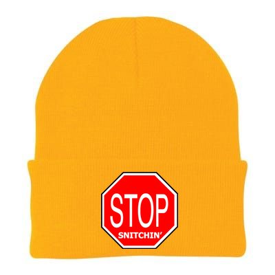 STOP Snitching Snitchin' Knit Cap Winter Beanie