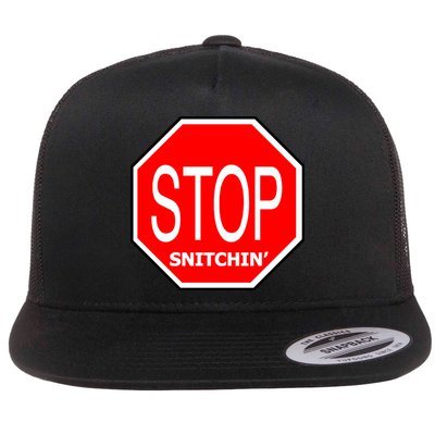 STOP Snitching Snitchin' Flatbill Hat