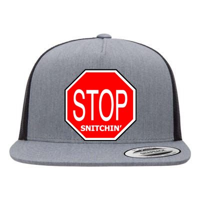 STOP Snitching Snitchin' Flat Bill Trucker Hat