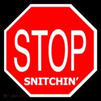 STOP Snitching Snitchin' 16 in Basic Backpack