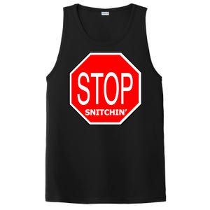 STOP Snitching Snitchin' PosiCharge Competitor Tank