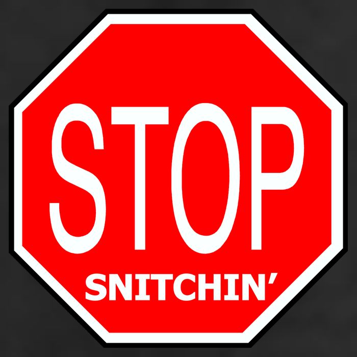 STOP Snitching Snitchin' Golf Towel