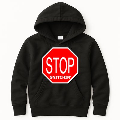 STOP Snitching Snitchin' Kids Hoodie