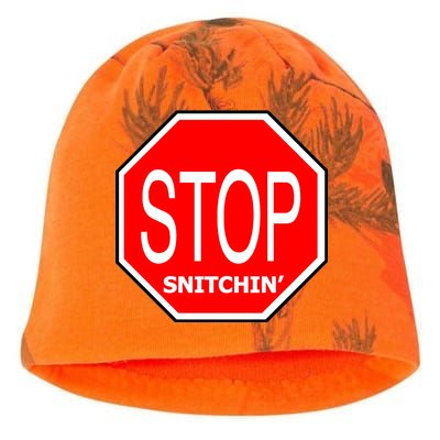 STOP Snitching Snitchin' Kati - Camo Knit Beanie